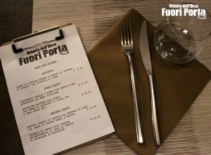Menù Osteria Fuori Porta