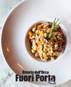 Insalatina di legumi misti e cereali, carote e sedano